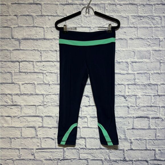 Lululemon Run Inspire Crops navy/teal - Picture 7 of 10